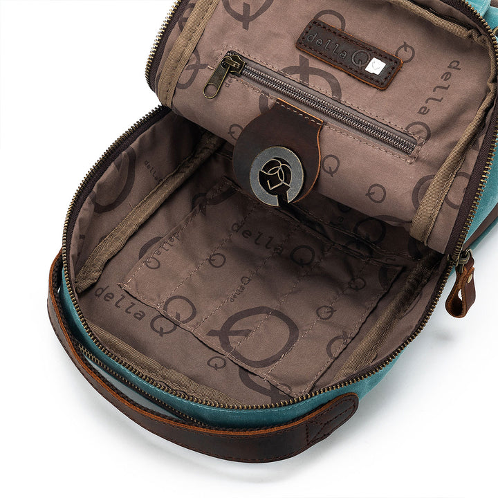 della Q Maker's Mini Messenger - Teal - Extra Image
