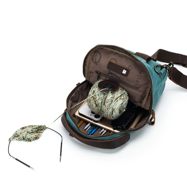 della Q Maker's Mini Messenger - Teal - Extra Image