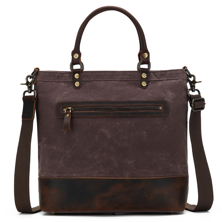 della Q Maker's Canvas Tote - Cocoa - Extra Image