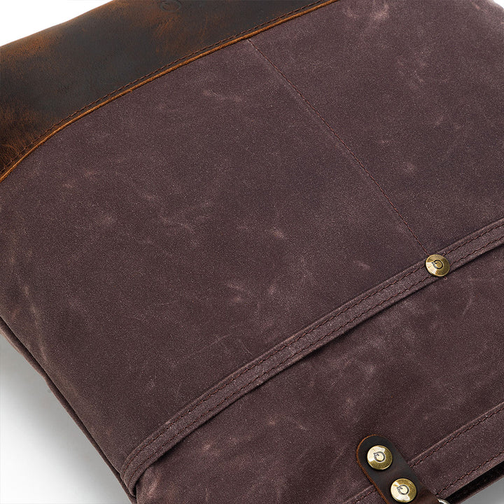 della Q Maker's Canvas Tote - Cocoa - Extra Image