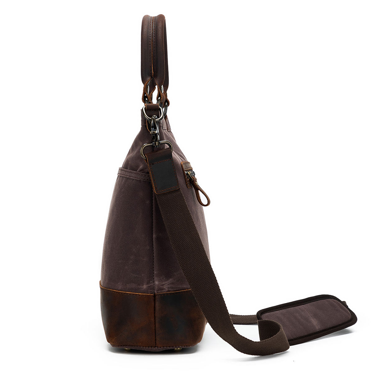 della Q Maker's Canvas Tote - Cocoa - Extra Image