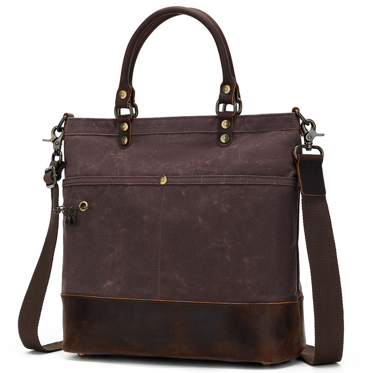 della Q Maker's Canvas Tote - Cocoa - Extra Image