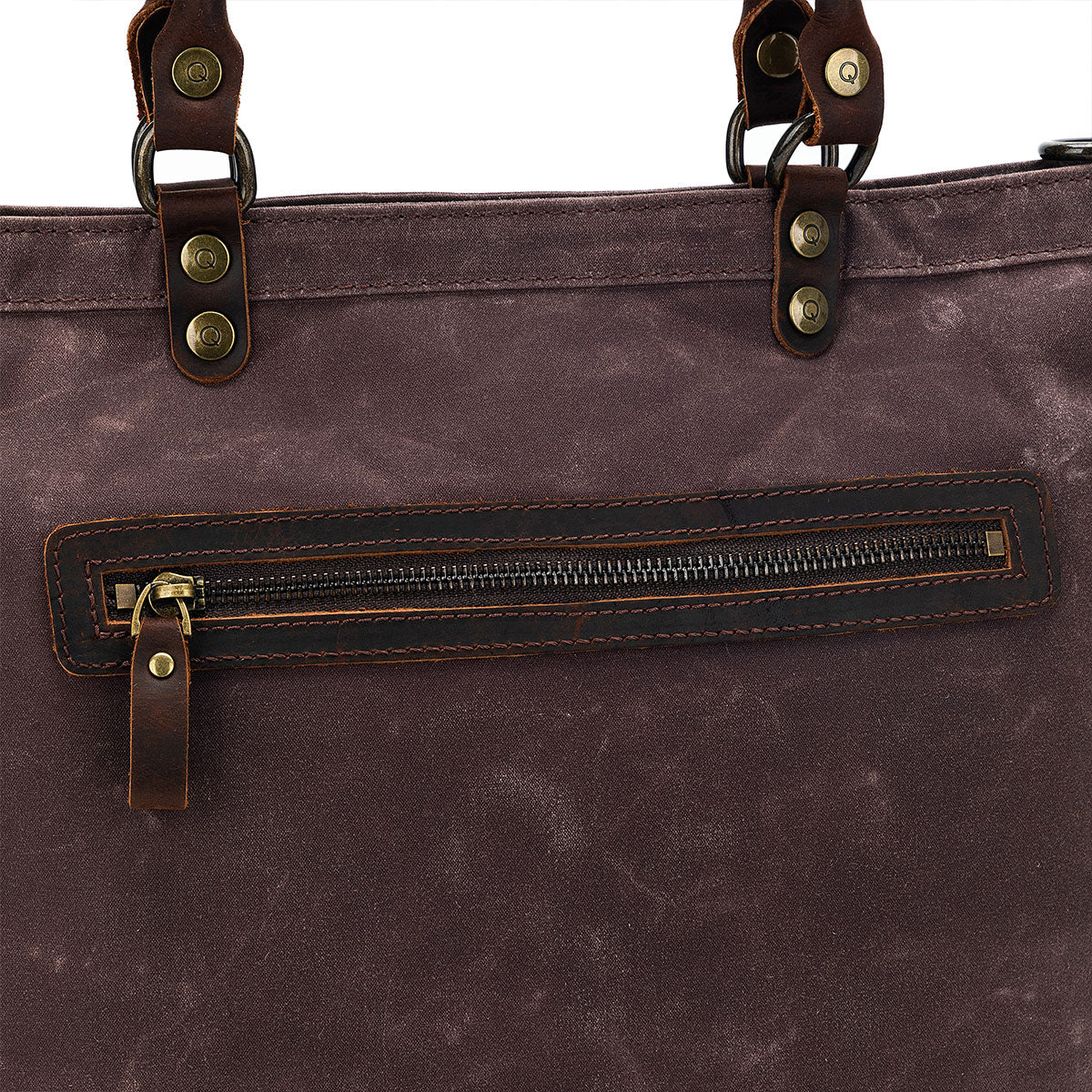 della Q Maker's Canvas Tote - Cocoa - Extra Image