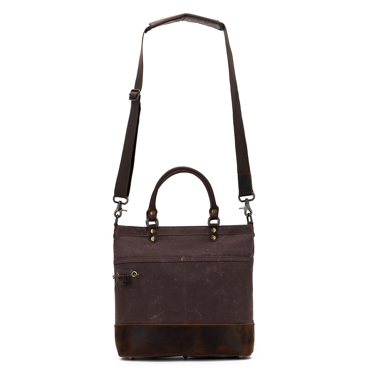 della Q Maker's Canvas Tote - Cocoa - Extra Image