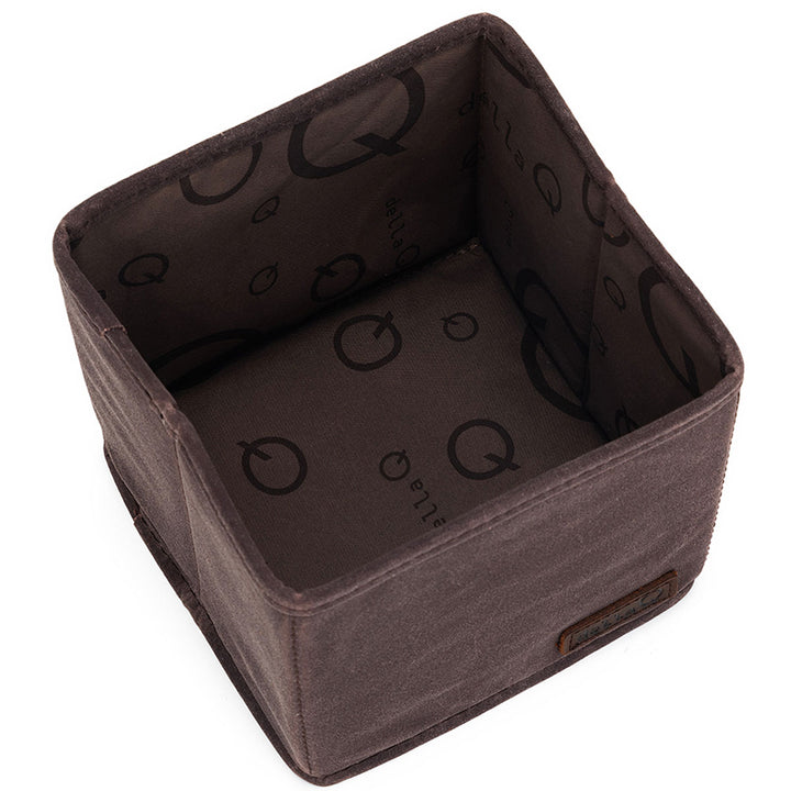 della Q Maker's Canvas Cubbies (Set of 2) - Cocoa - Extra Image