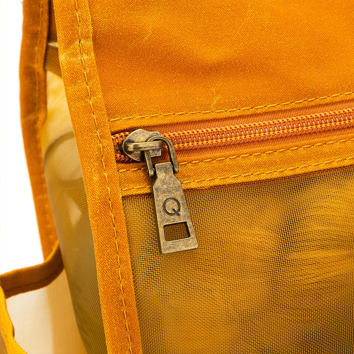 della Q Maker's Tall Mesh Tote - Mustard - Extra Image