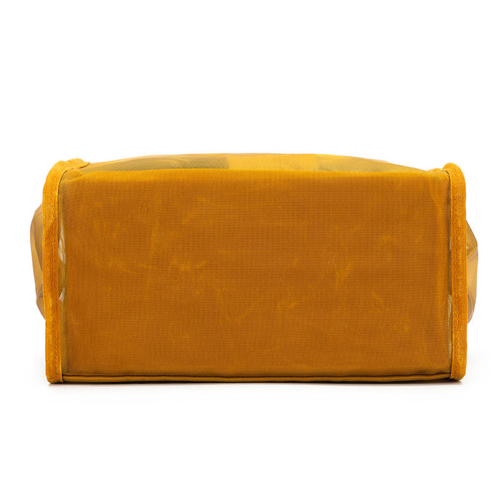 della Q Maker's Tall Mesh Tote - Mustard - Extra Image