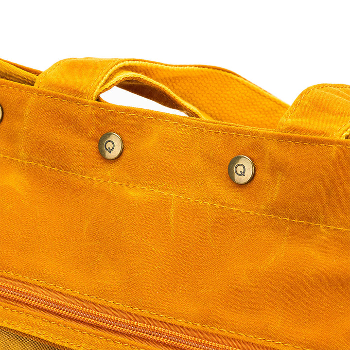 della Q Maker's Tall Mesh Tote - Mustard - Extra Image
