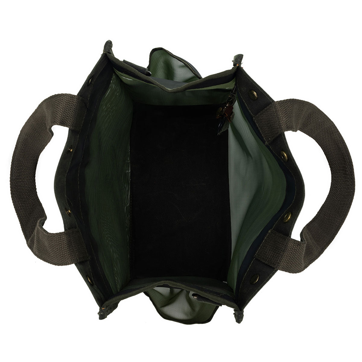 della Q Maker's Tall Mesh Tote - Olive - Extra Image