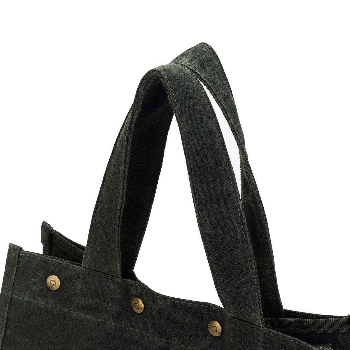 della Q Maker's Tall Mesh Tote - Olive - Extra Image
