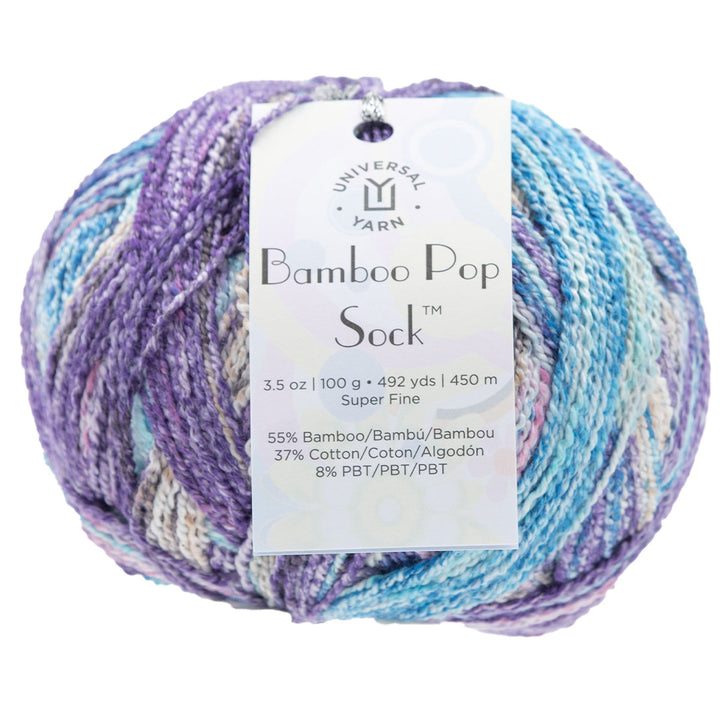 Universal Yarn Bamboo Pop Socks Yarn - 801 Tundra - Extra Image