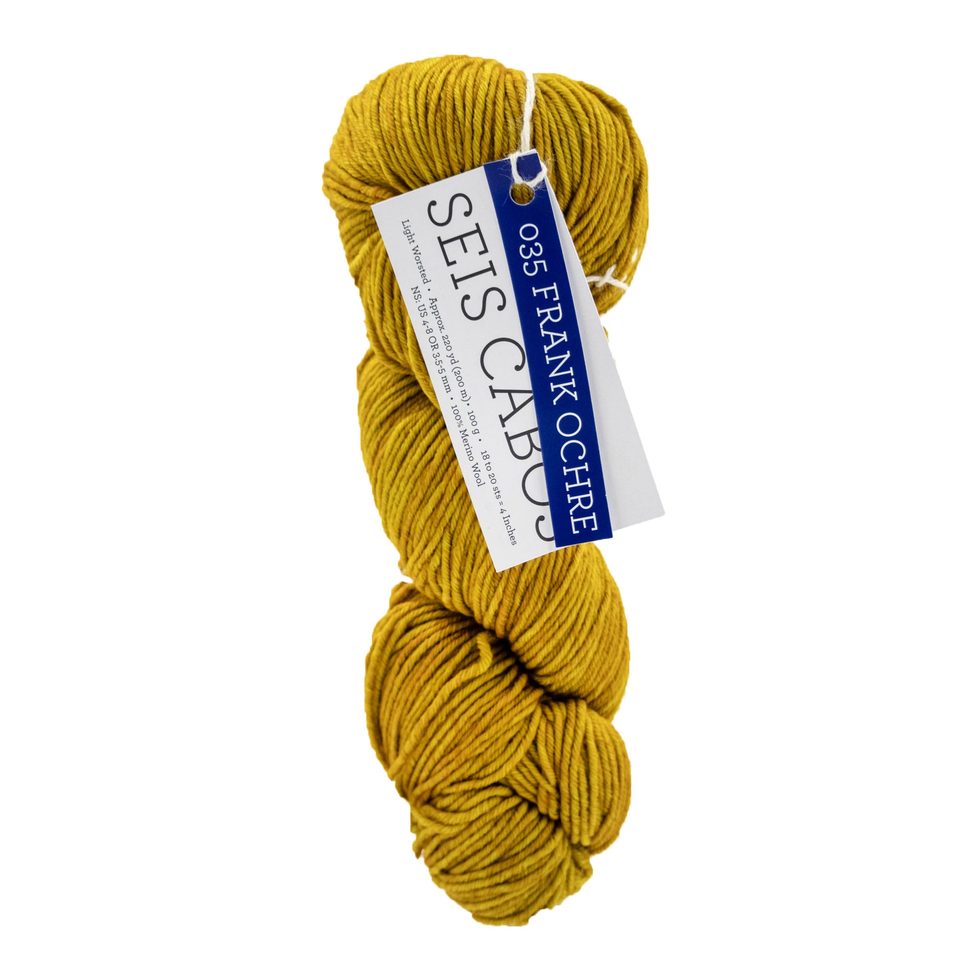 Malabrigo Seis Cabos Yarn - 035 Frank Ochre - Zoom Image
