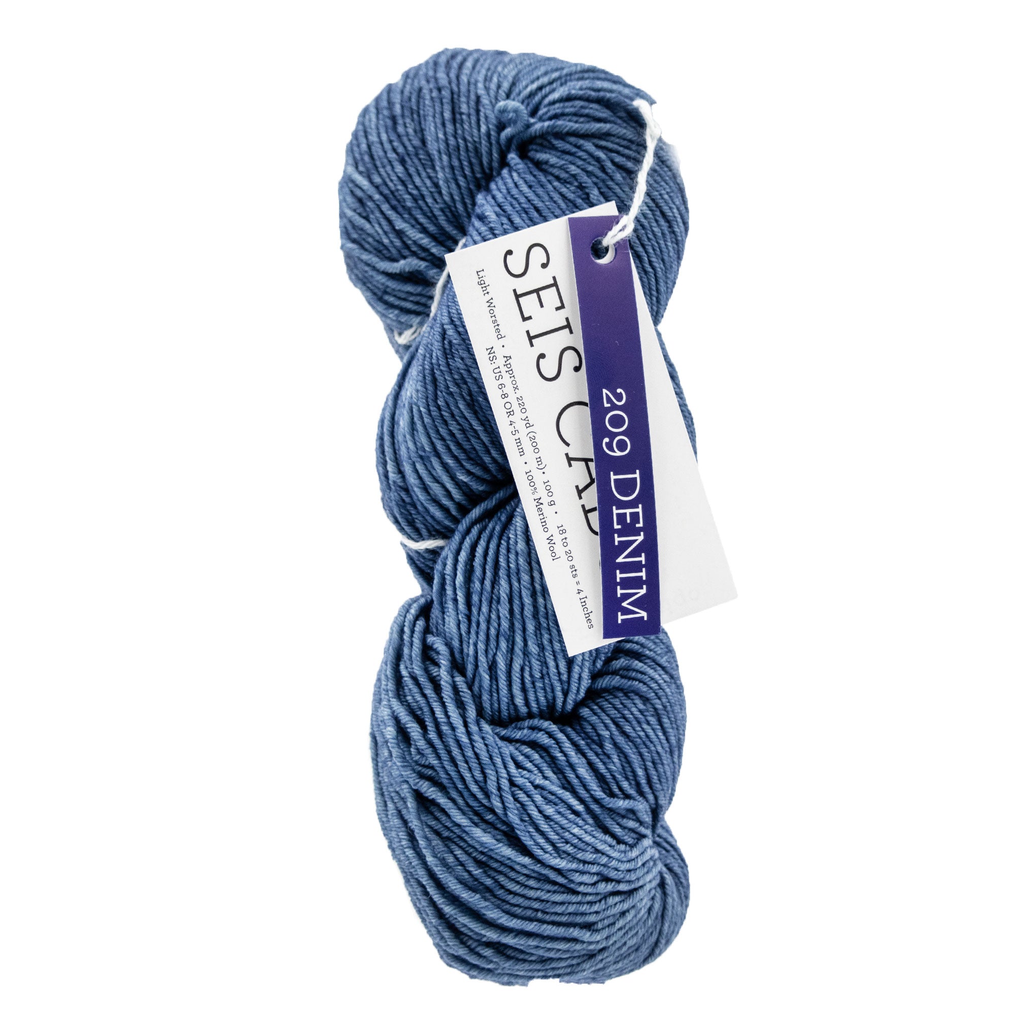 Malabrigo Seis Cabos Yarn - 209 Denim - Zoom Image