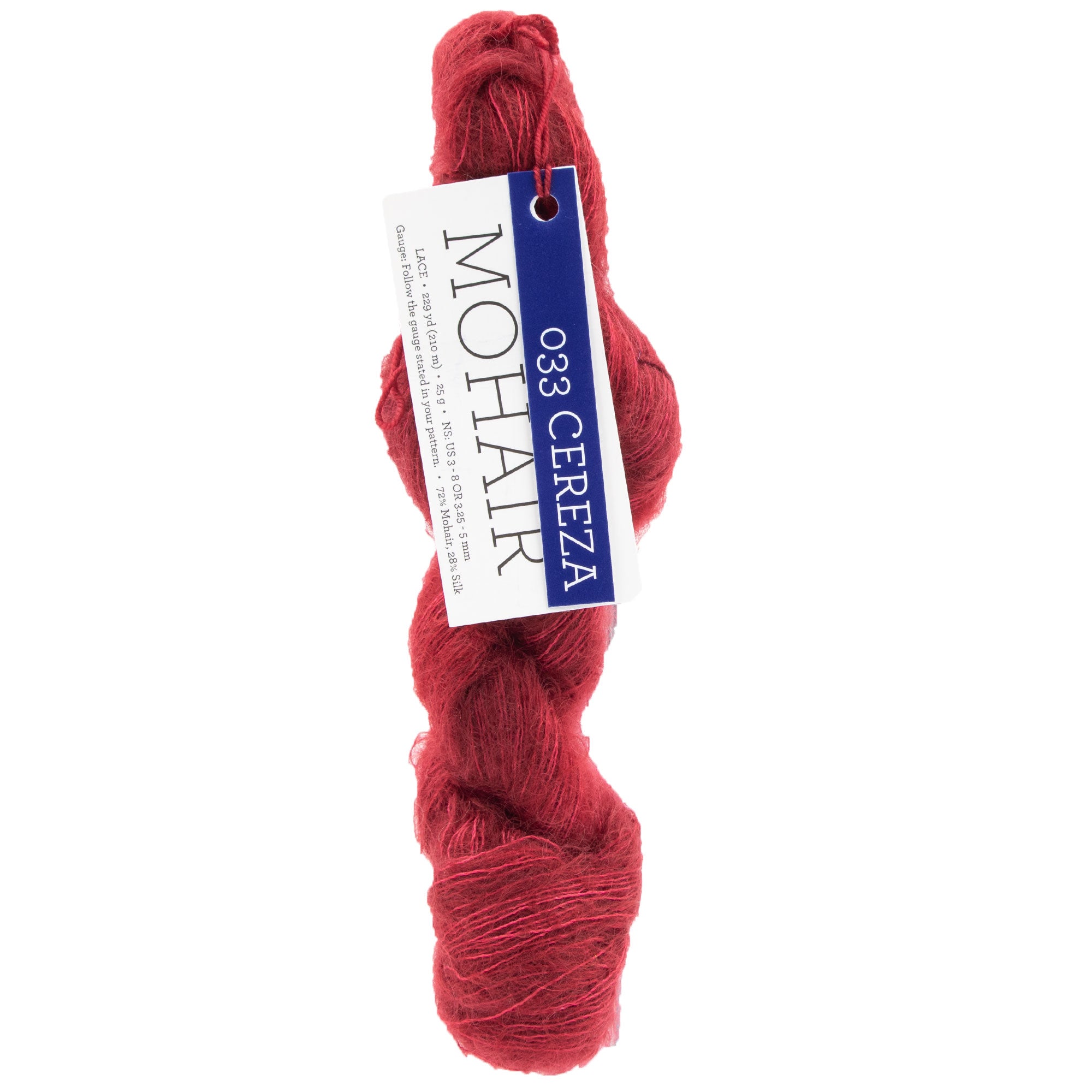 Malabrigo Mohair Yarn - 033 Cereza - Zoom Image