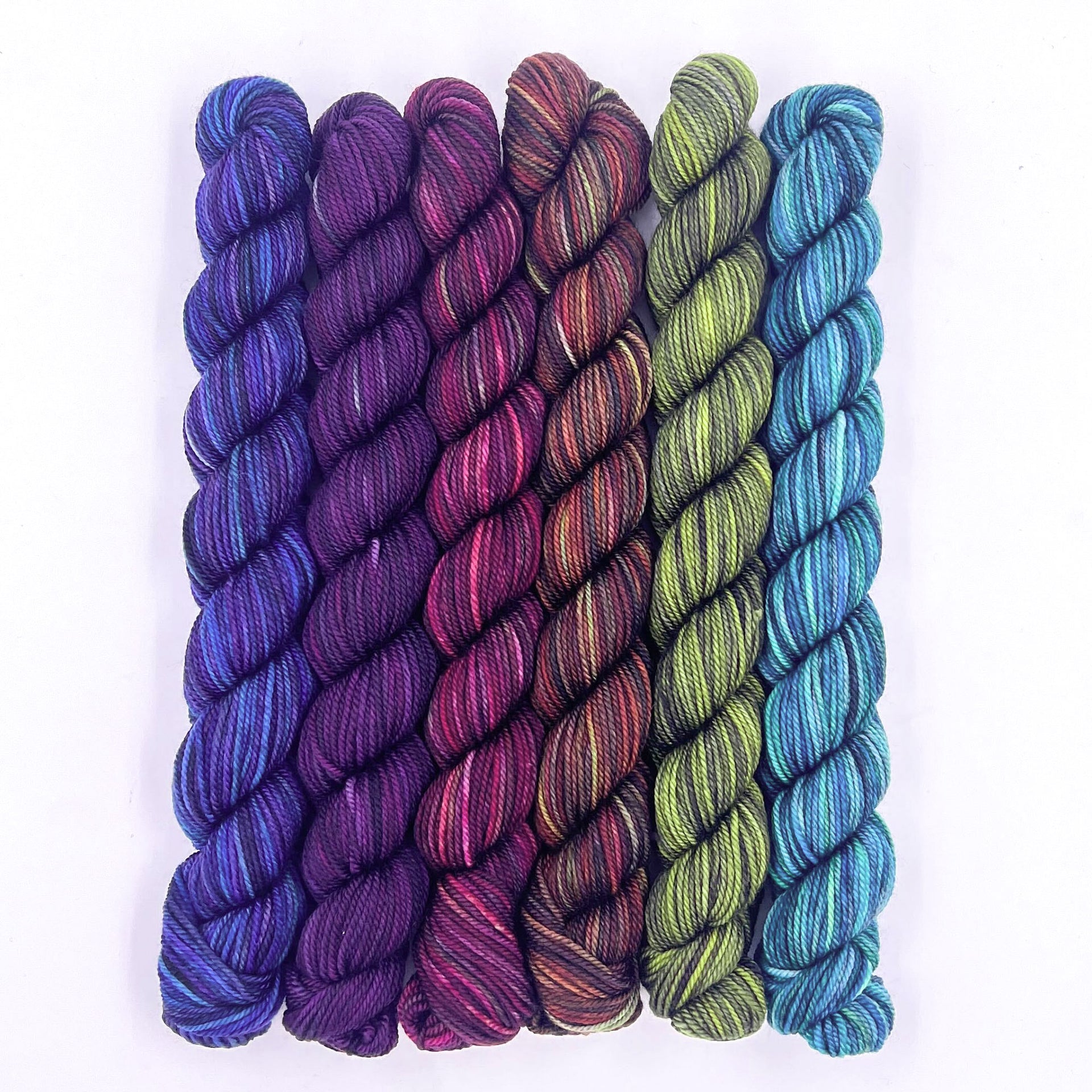 SweetGeorgia Hexa Hue Set Yarn - Eclipse - Zoom Image

