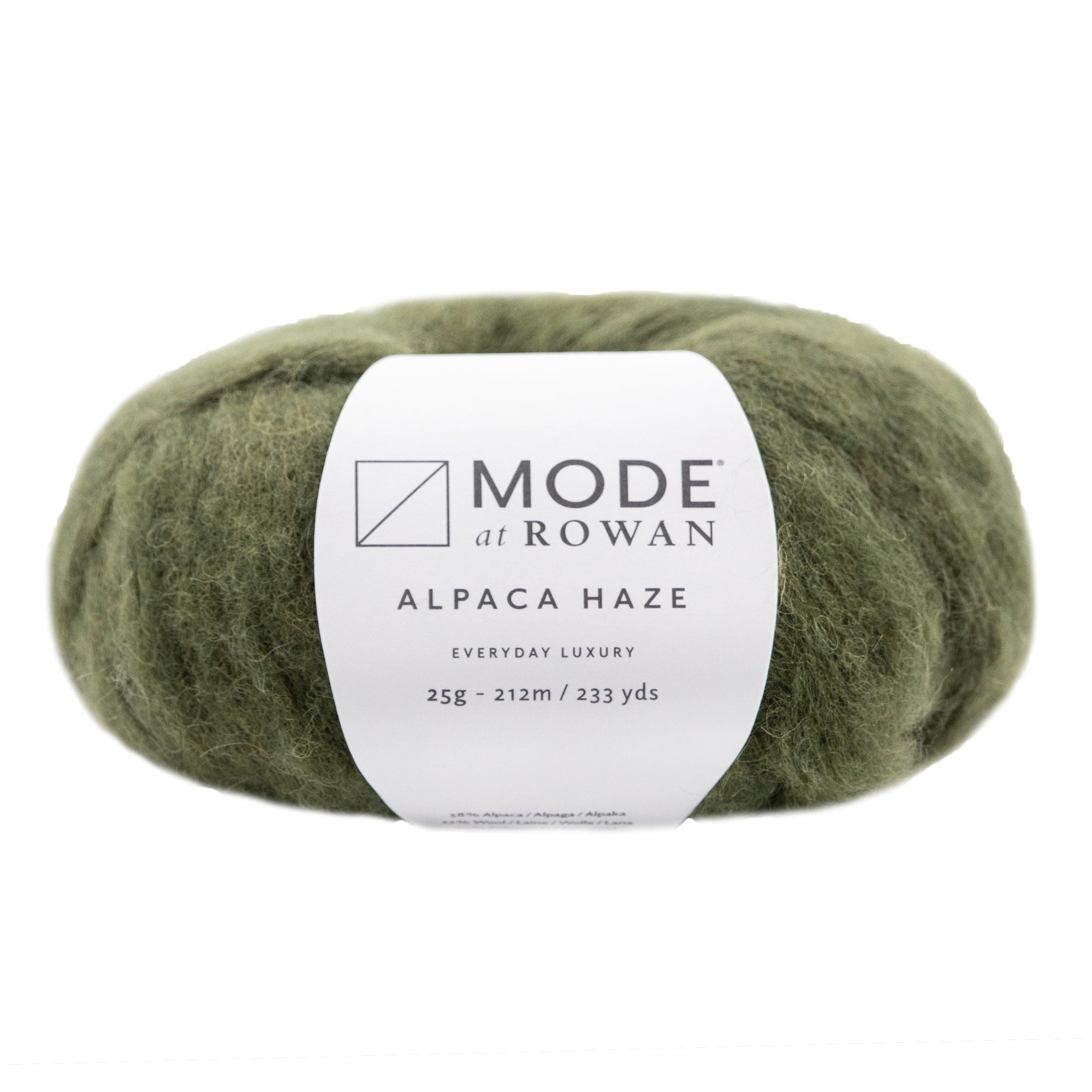 Rowan Mode Alpaca Haze Yarn - 018 Khaki - Zoom Image