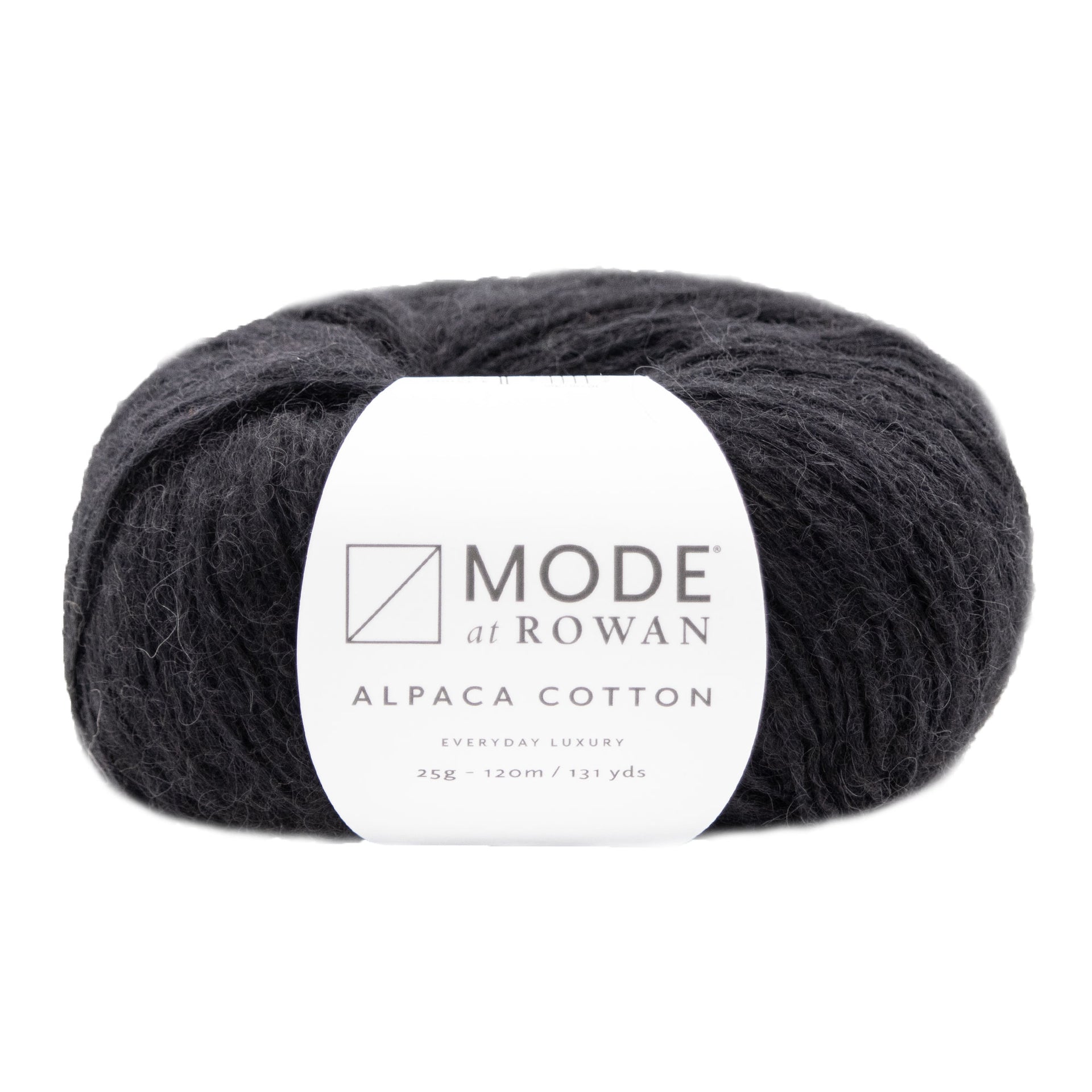 Rowan Mode Alpaca Cotton Yarn - 010 Noir - Zoom Image
