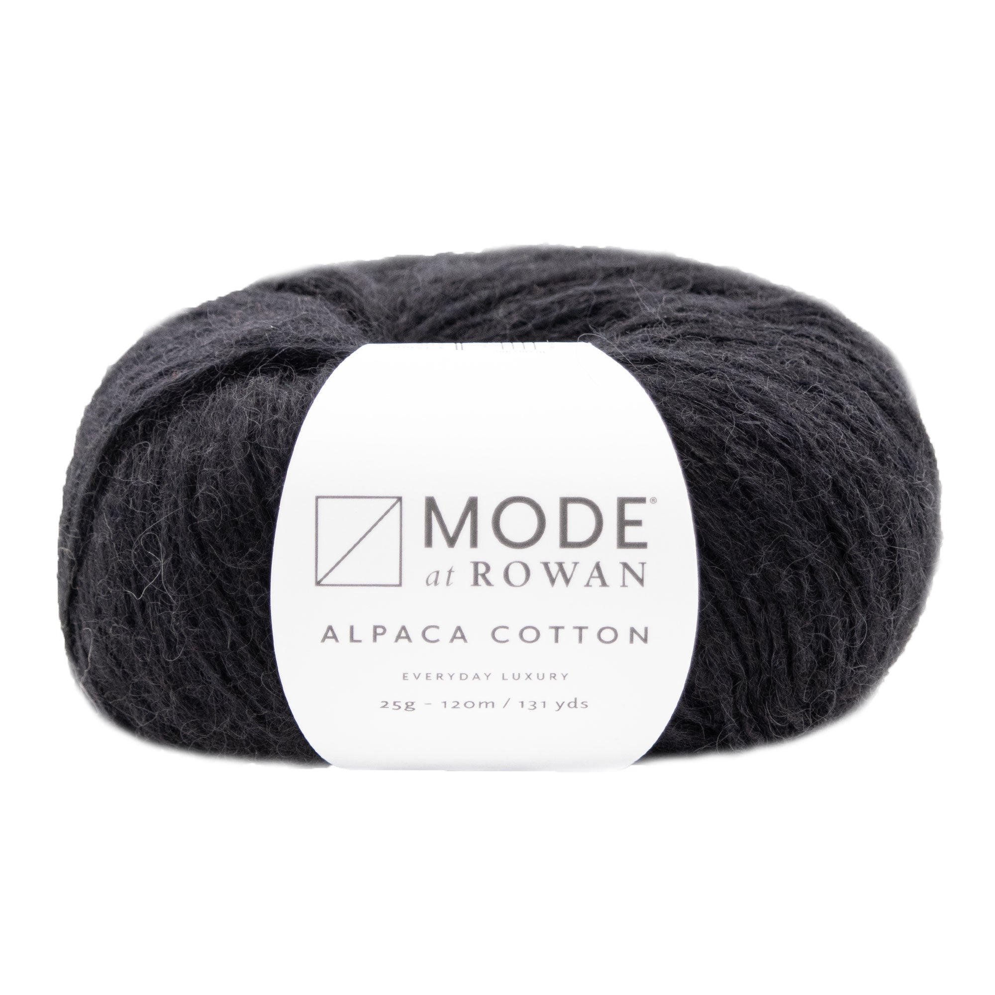 Rowan Mode Alpaca Cotton Yarn - 010 Noir - Zoom Image