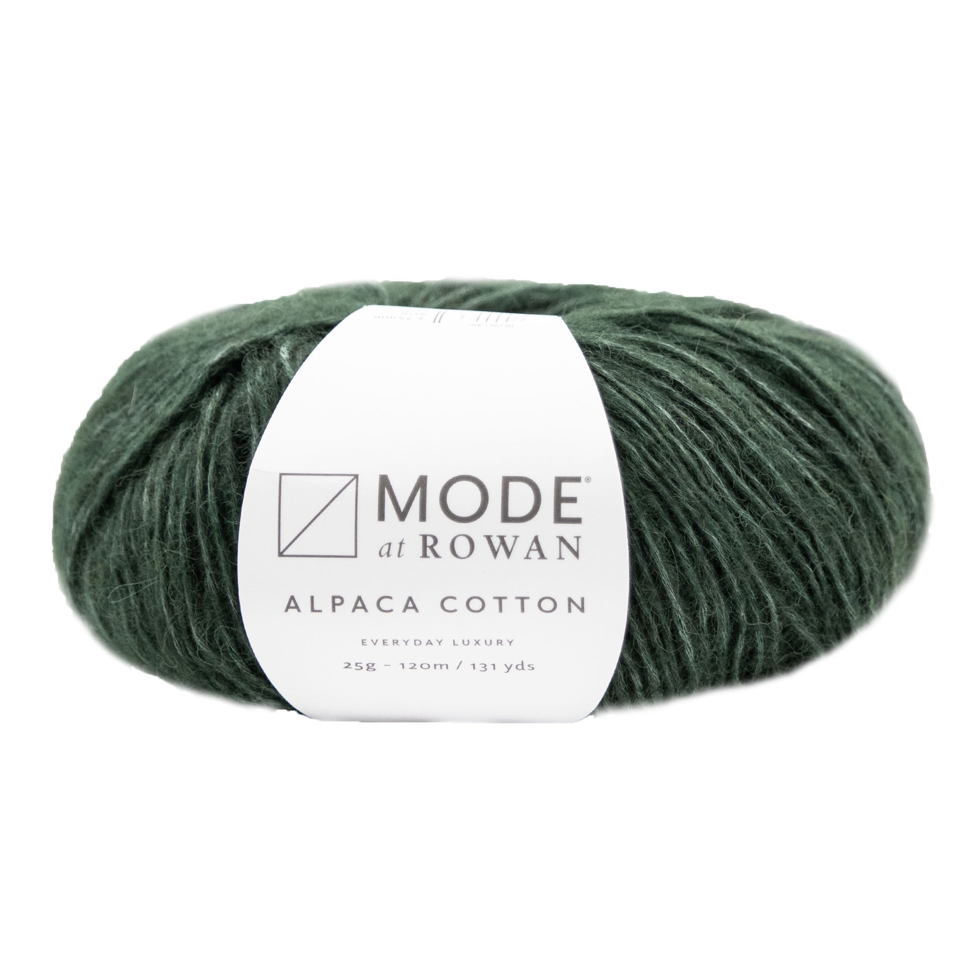 Rowan Mode Alpaca Cotton Yarn - 018 Foliage Green - Zoom Image
