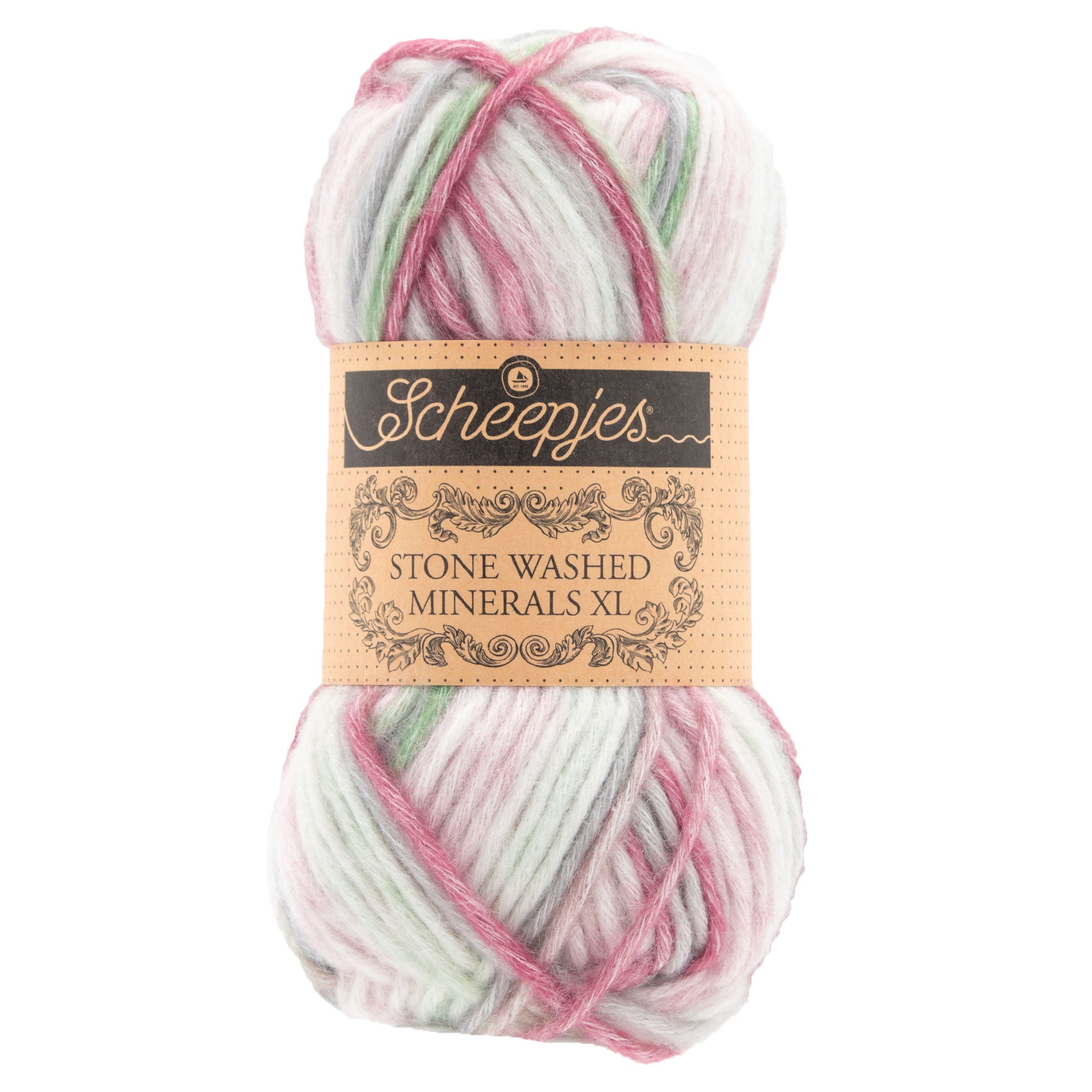 Scheepjes Stone Washed Minerals XL Yarn - 902 Malachite Meadow - Zoom Image