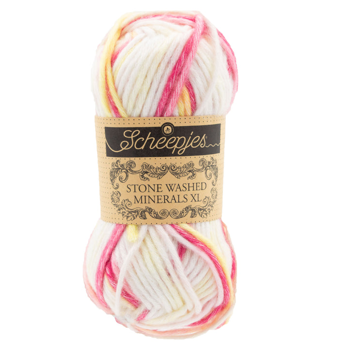 Scheepjes Stone Washed Minerals XL Yarn - 908 Rhodonite Radiance - Zoom Image