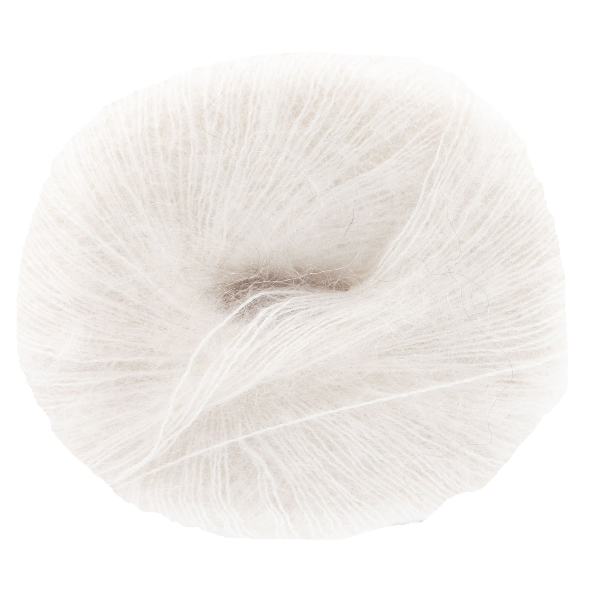 Knitting for Olive Soft Silk Mohair Yarn - Cream - Zoom Image
