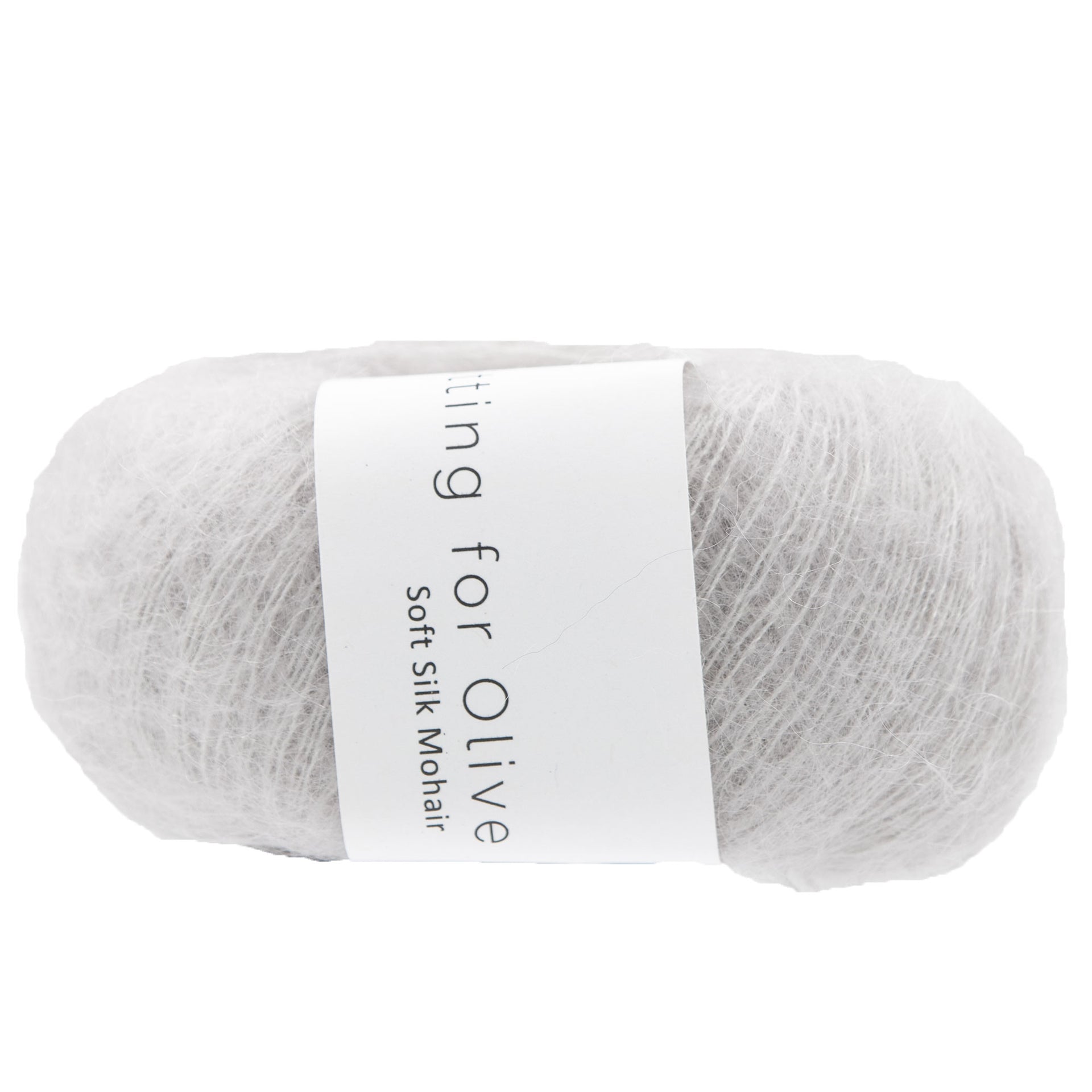 Knitting for Olive Soft Silk Mohair Yarn - Pearl Gray - Zoom Image
