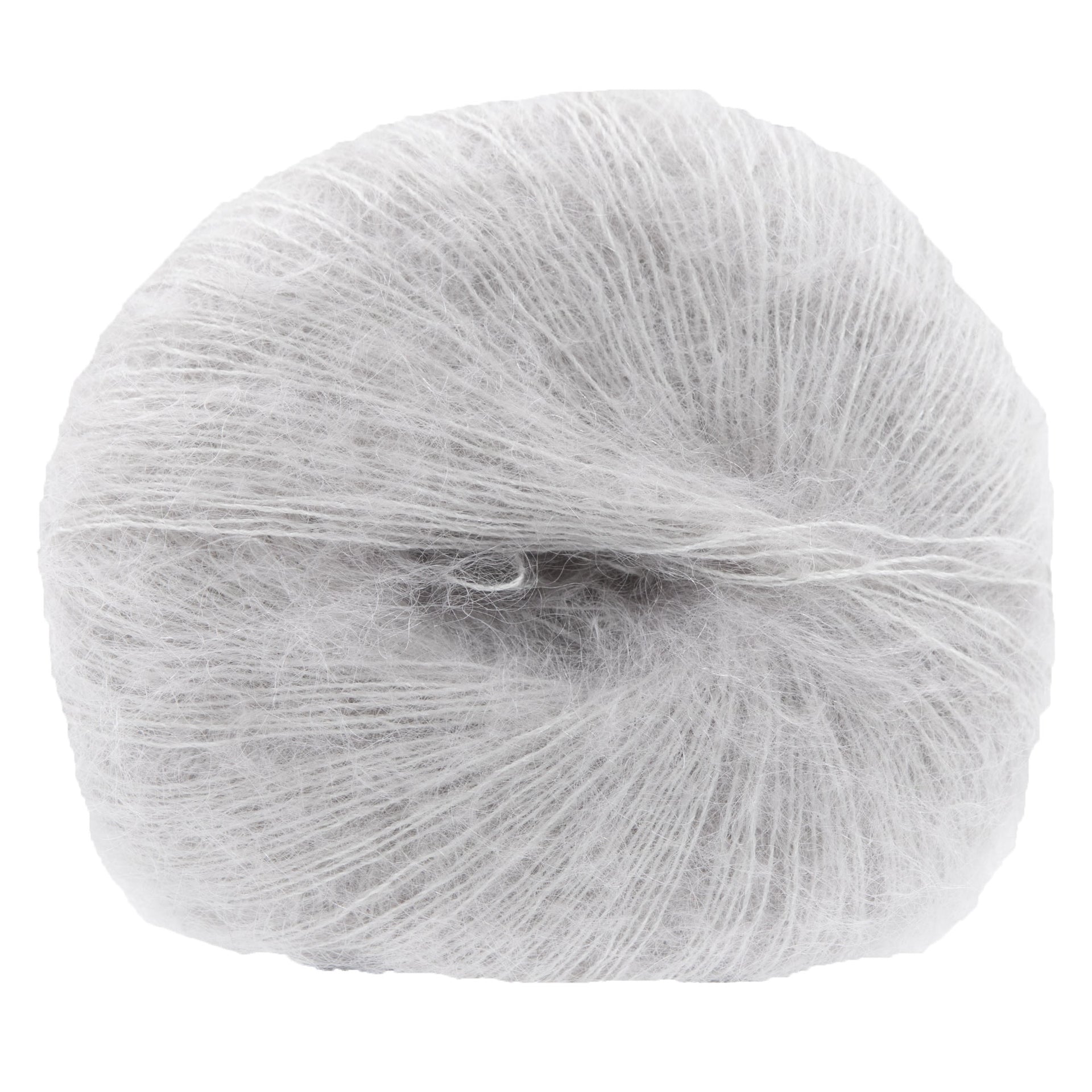 Knitting for Olive Soft Silk Mohair Yarn - Pearl Gray - Zoom Image
