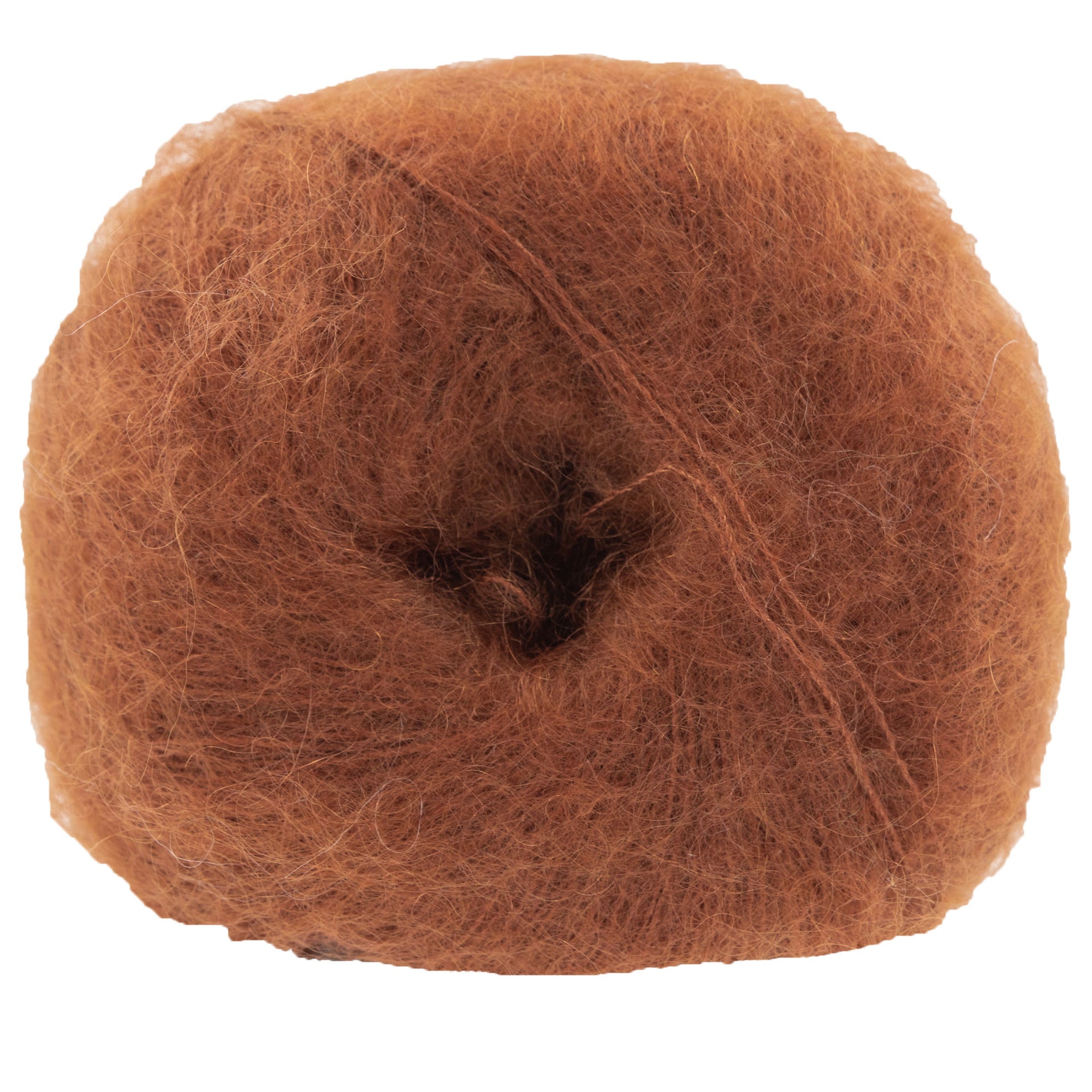 Knitting for Olive Soft Silk Mohair Yarn - Rust - Zoom Image
