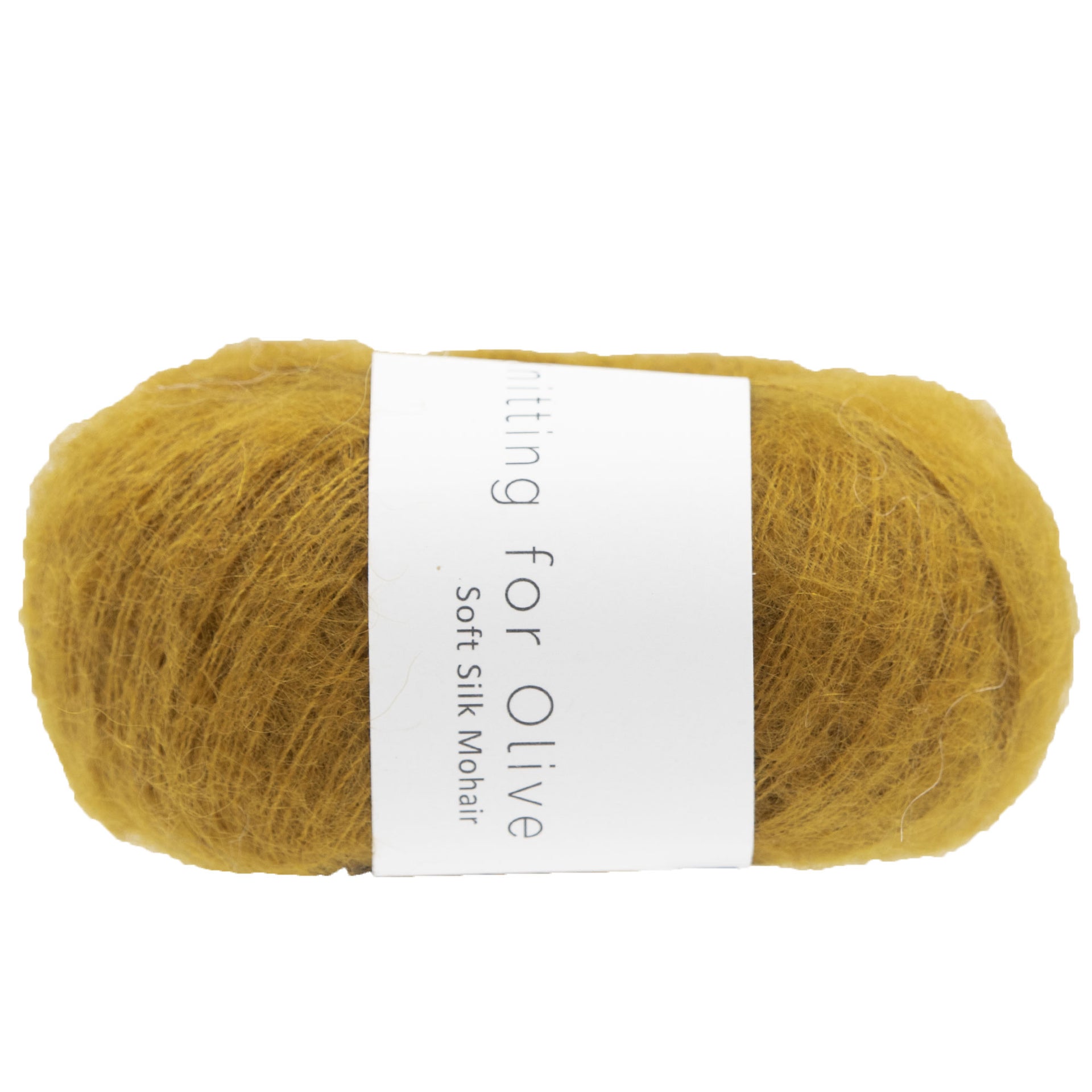 Knitting for Olive Soft Silk Mohair Yarn - Dark Mustard - Zoom Image
