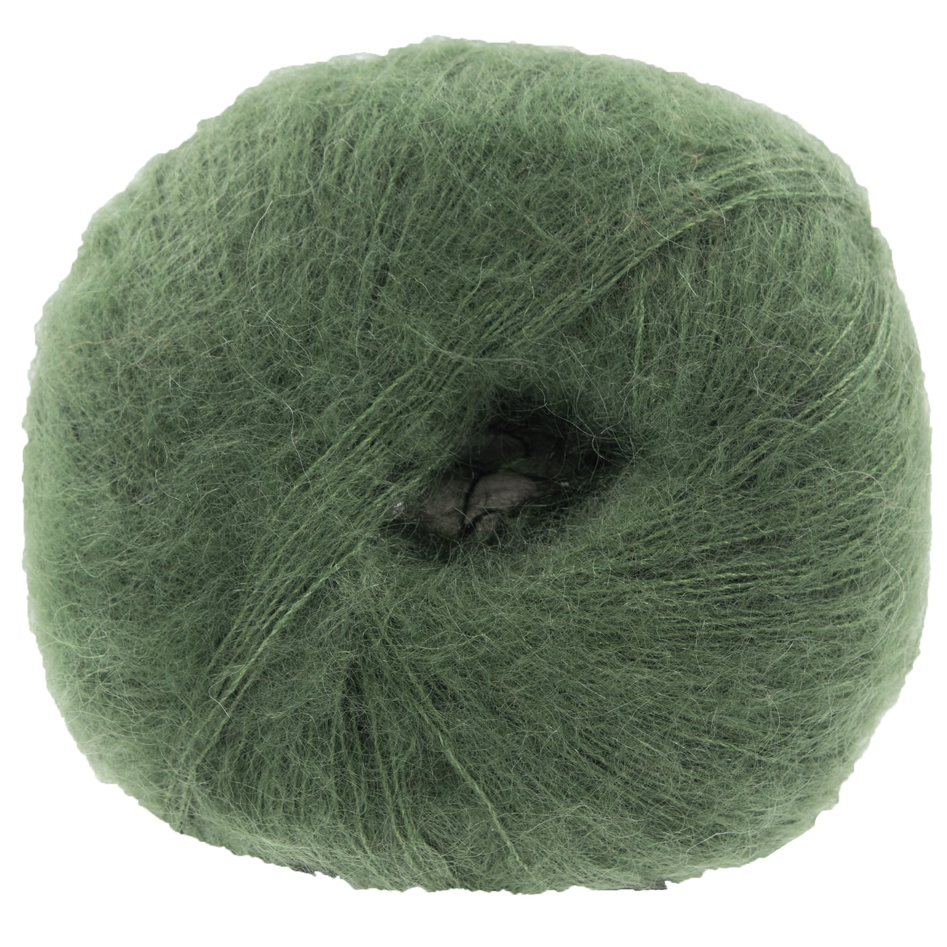 Knitting for Olive Soft Silk Mohair Yarn - Bottle Green - Zoom Image
