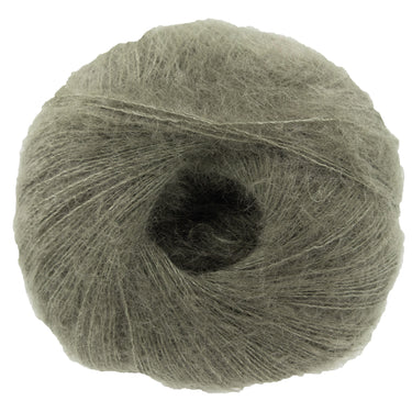Knitting for Olive Soft Silk Mohair Yarn - Dusty Olive - Zoom Image