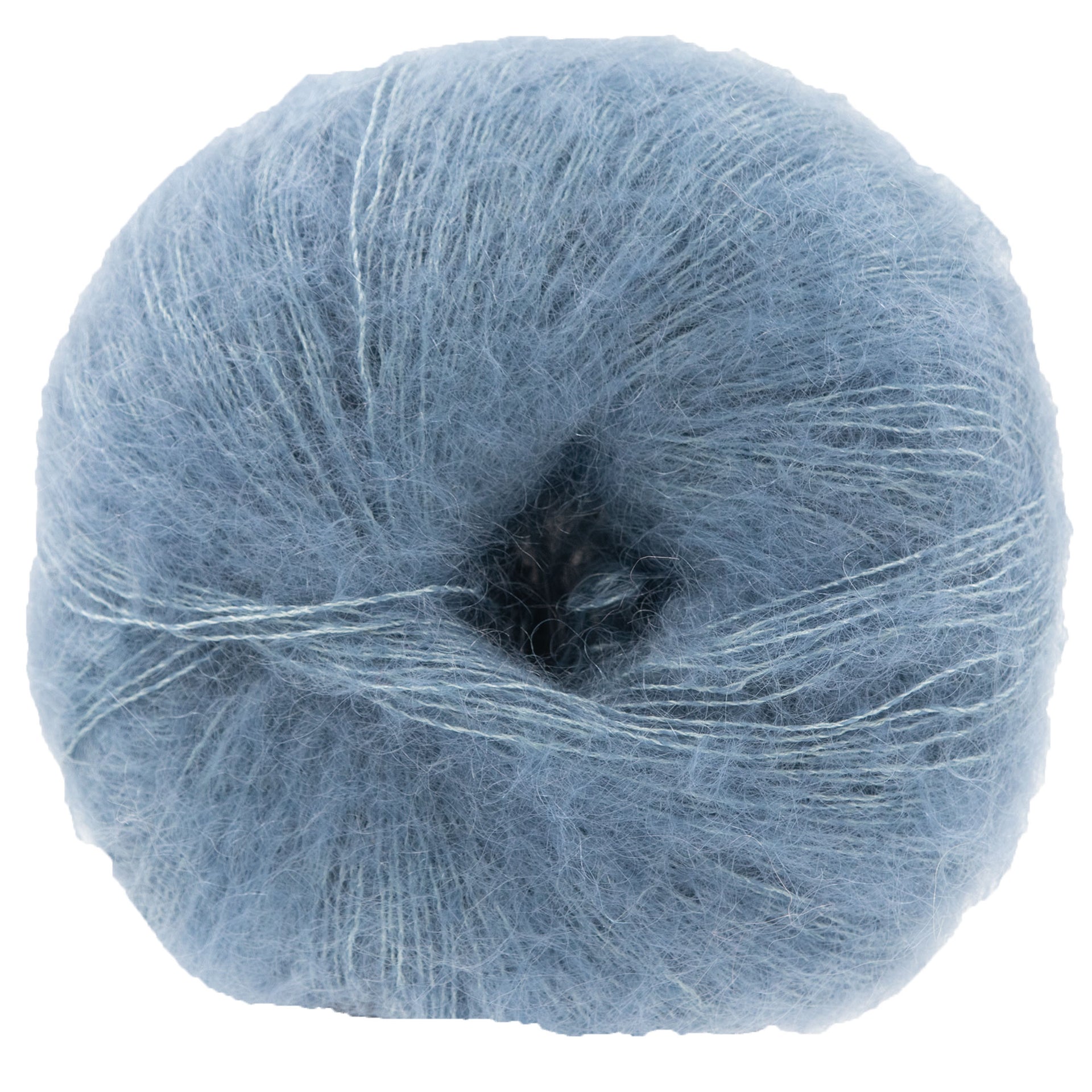 Knitting for Olive Soft Silk Mohair Yarn - Dusty Dove Blue - Zoom Image
