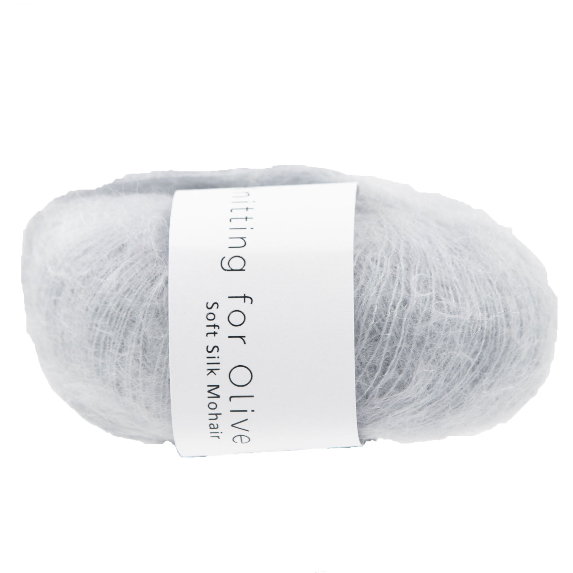 Knitting for Olive Soft Silk Mohair Yarn - Soft Blue - Zoom Image
