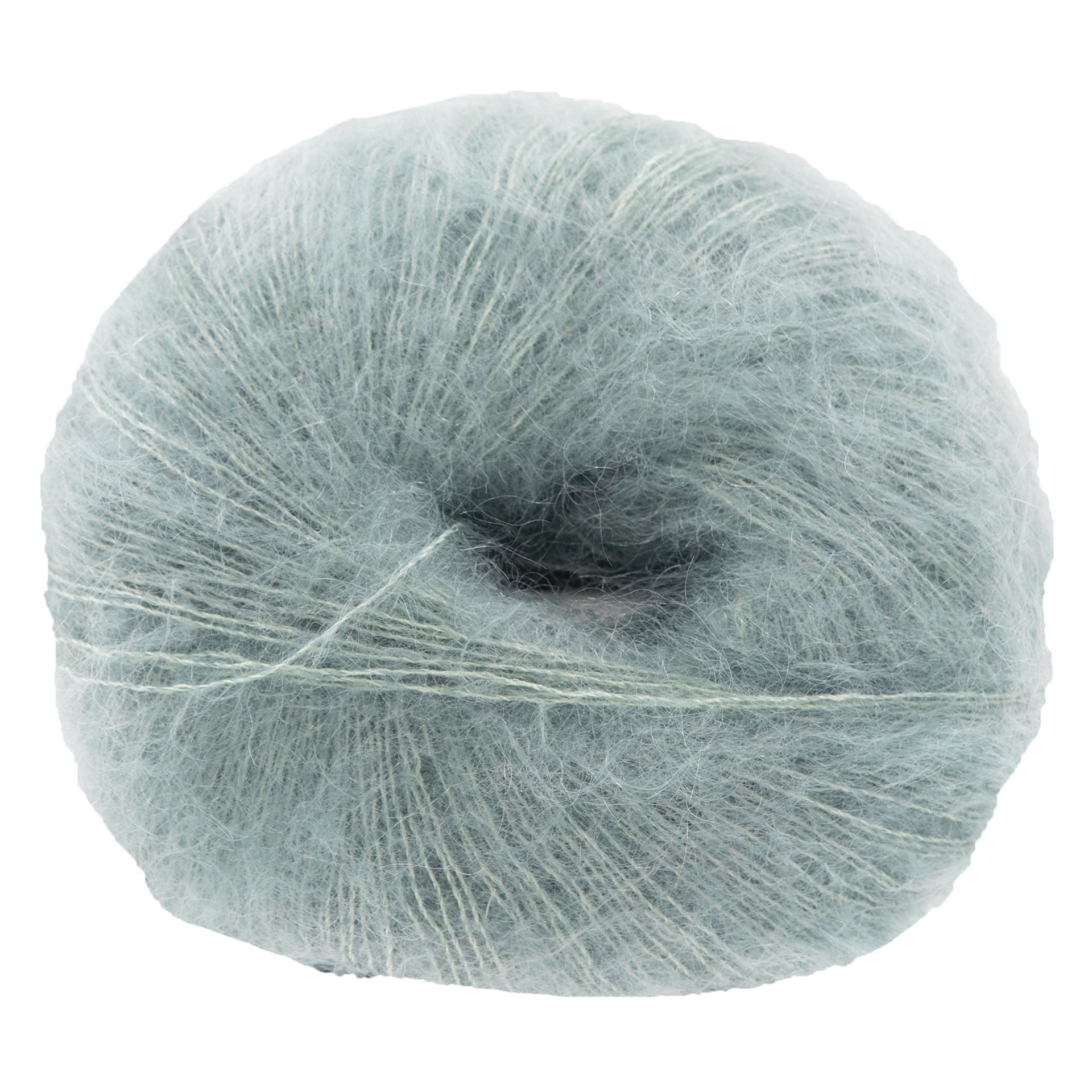 Knitting for Olive Soft Silk Mohair Yarn - Dusty Aqua - Zoom Image
