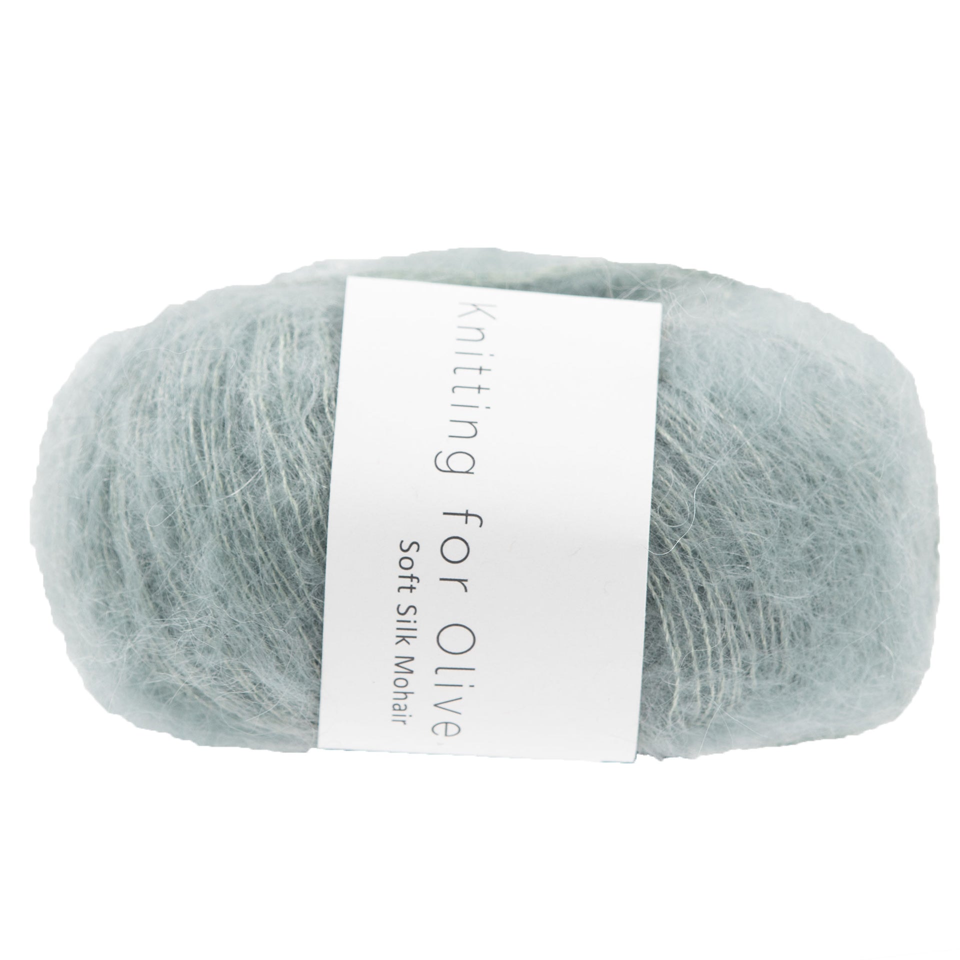 Knitting for Olive Soft Silk Mohair Yarn - Dusty Aqua - Zoom Image
