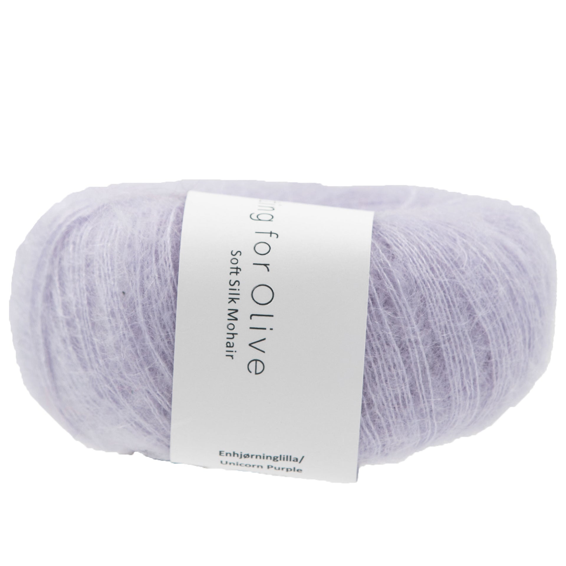 Knitting for Olive Soft Silk Mohair Yarn - Unicorn Purple - Zoom Image
