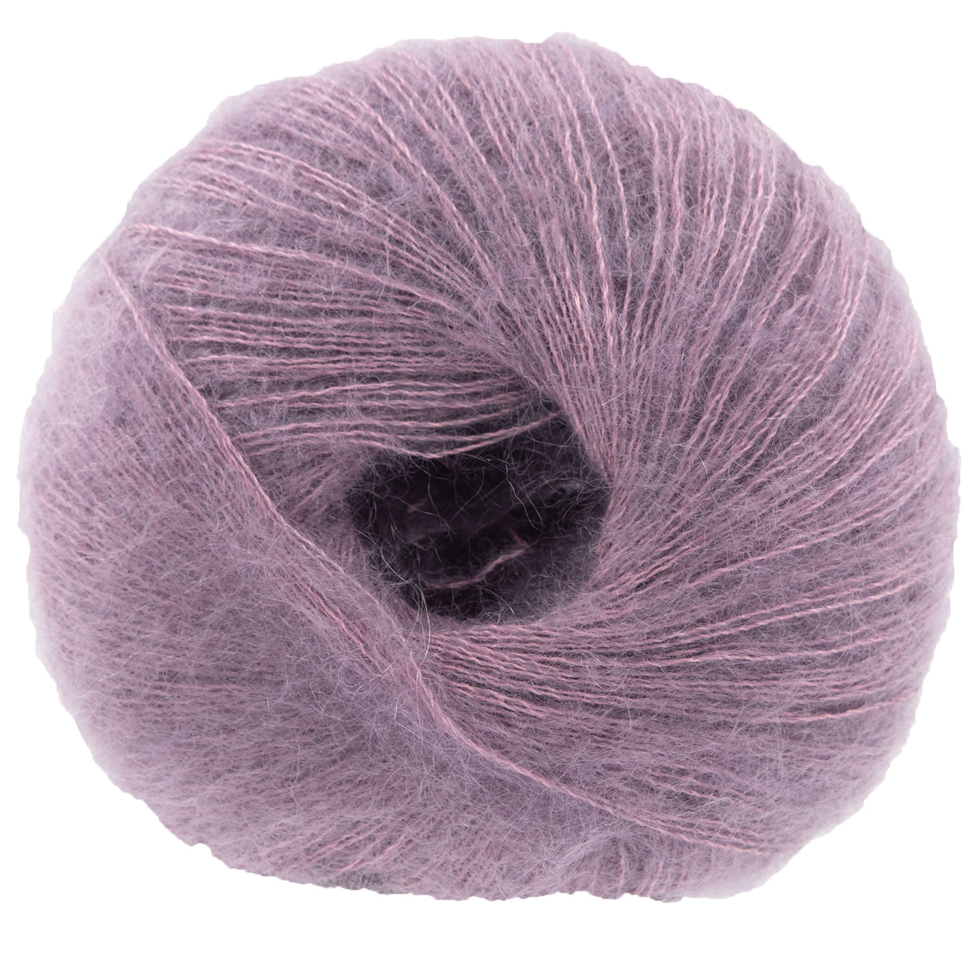 Knitting for Olive Soft Silk Mohair Yarn - Artichoke Purple - Zoom Image
