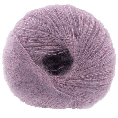 Knitting for Olive Soft Silk Mohair Yarn - Artichoke Purple - Zoom Image
