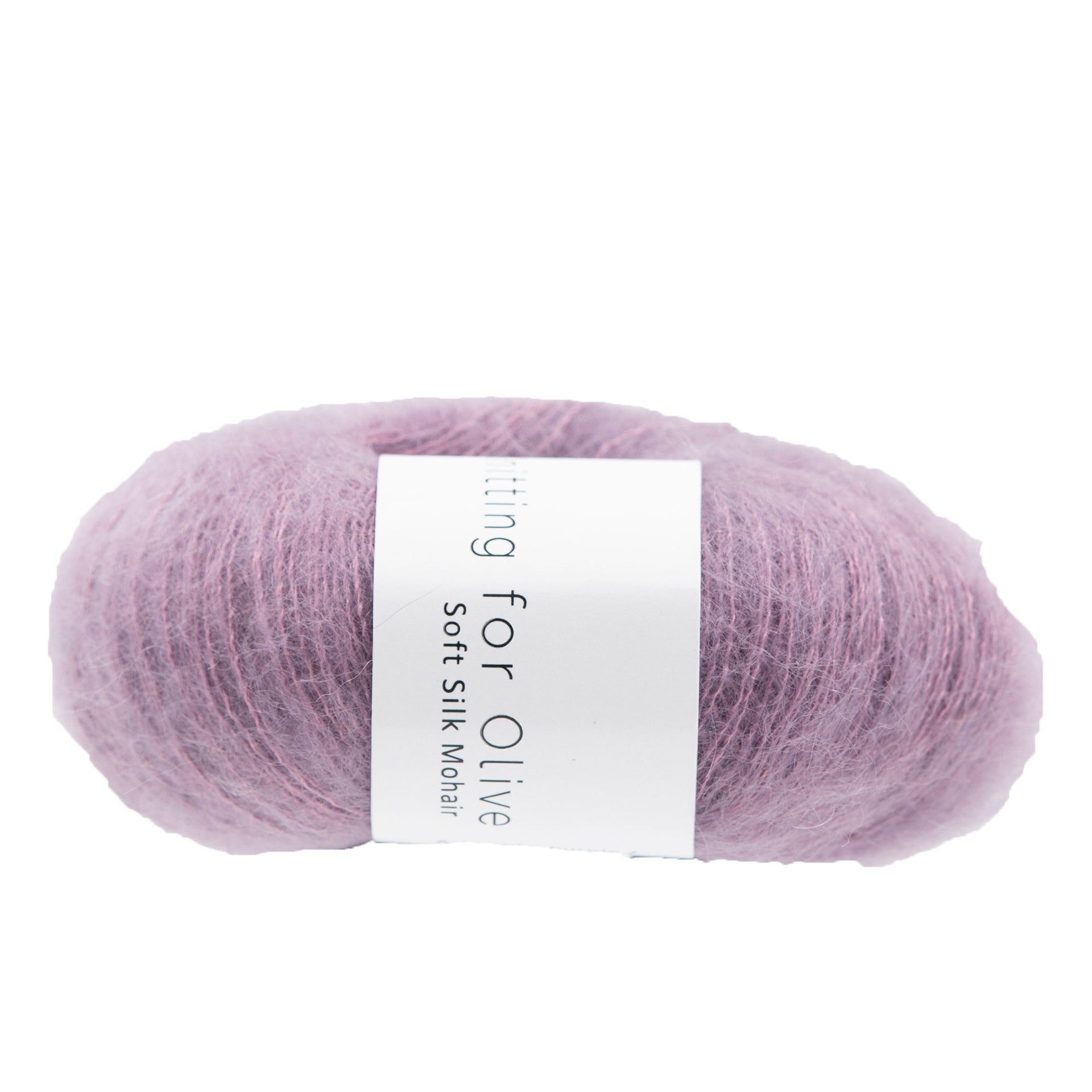 Knitting for Olive Soft Silk Mohair Yarn - Artichoke Purple - Zoom Image
