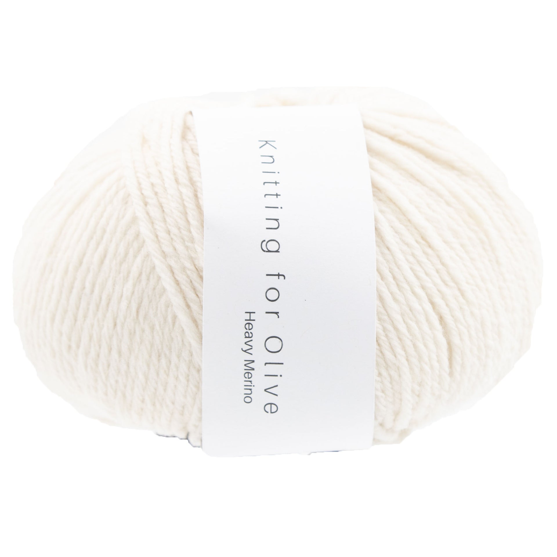 Knitting for Olive Heavy Merino Yarn - Cream - Zoom Image
