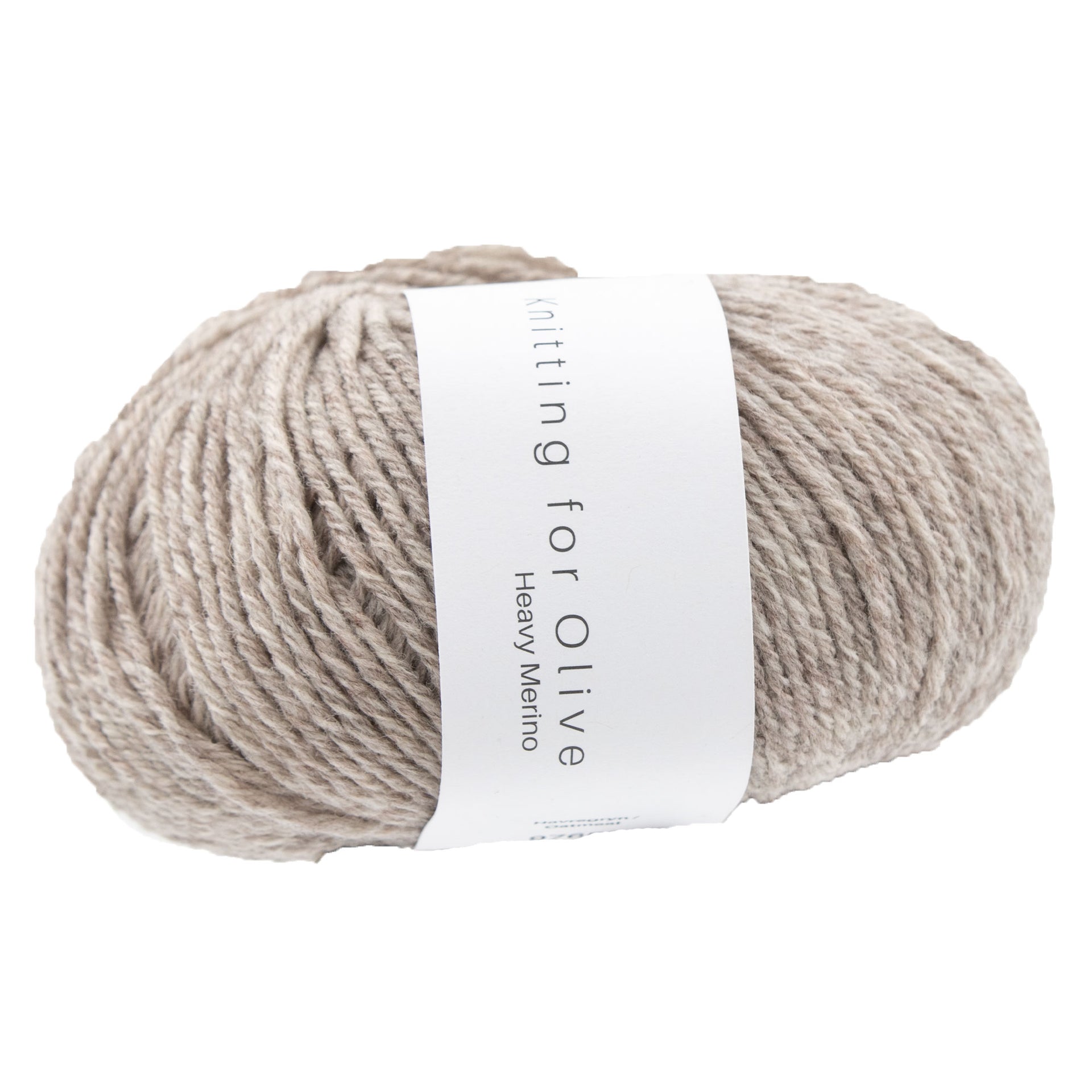 Knitting for Olive Heavy Merino Yarn - Oatmeal - Zoom Image
