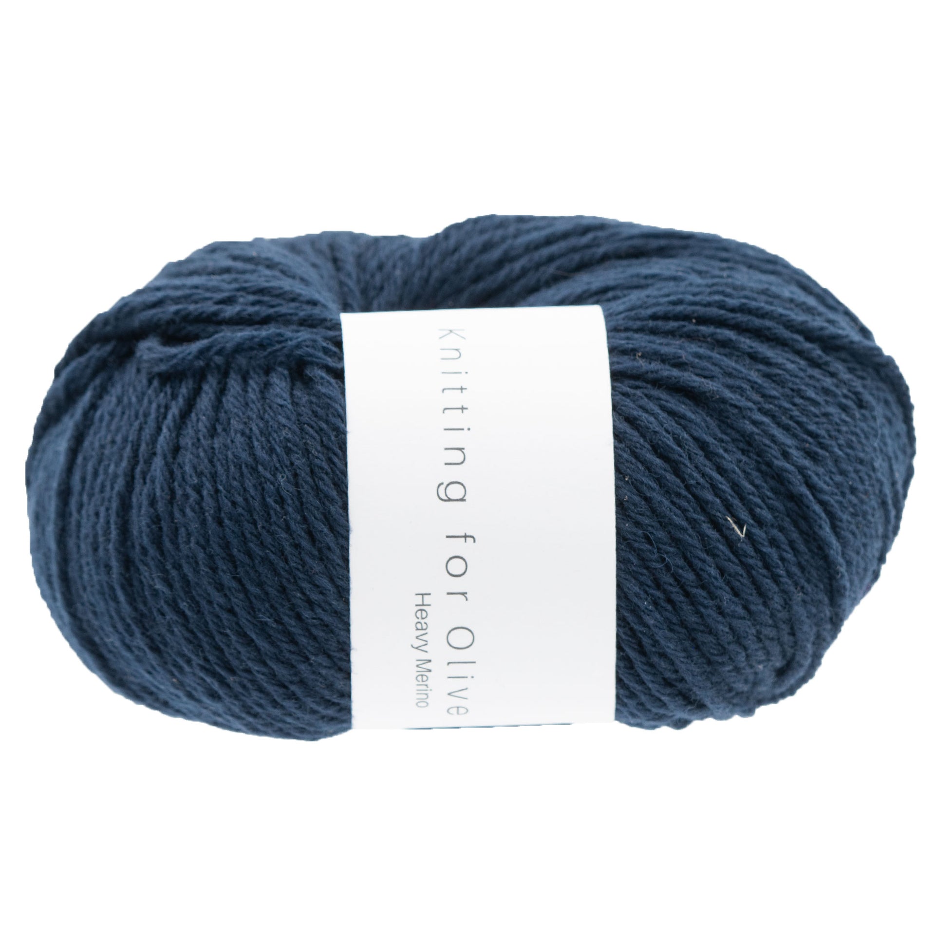 Knitting for Olive Heavy Merino Yarn - Navy Blue - Zoom Image

