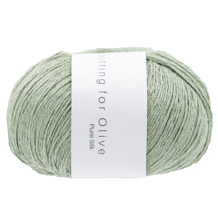 Knitting for Olive Pure Silk Yarn - Dusty Artichoke - Zoom Image