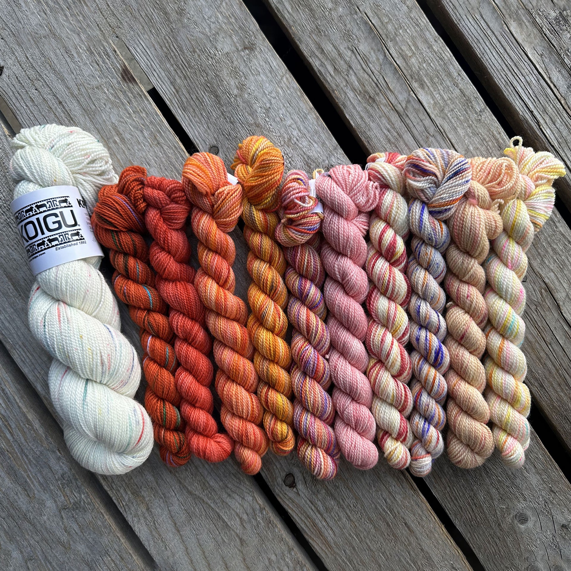 Koigu This or That MKAL 2024 Yarn - Summer Cocktail - Zoom Image
