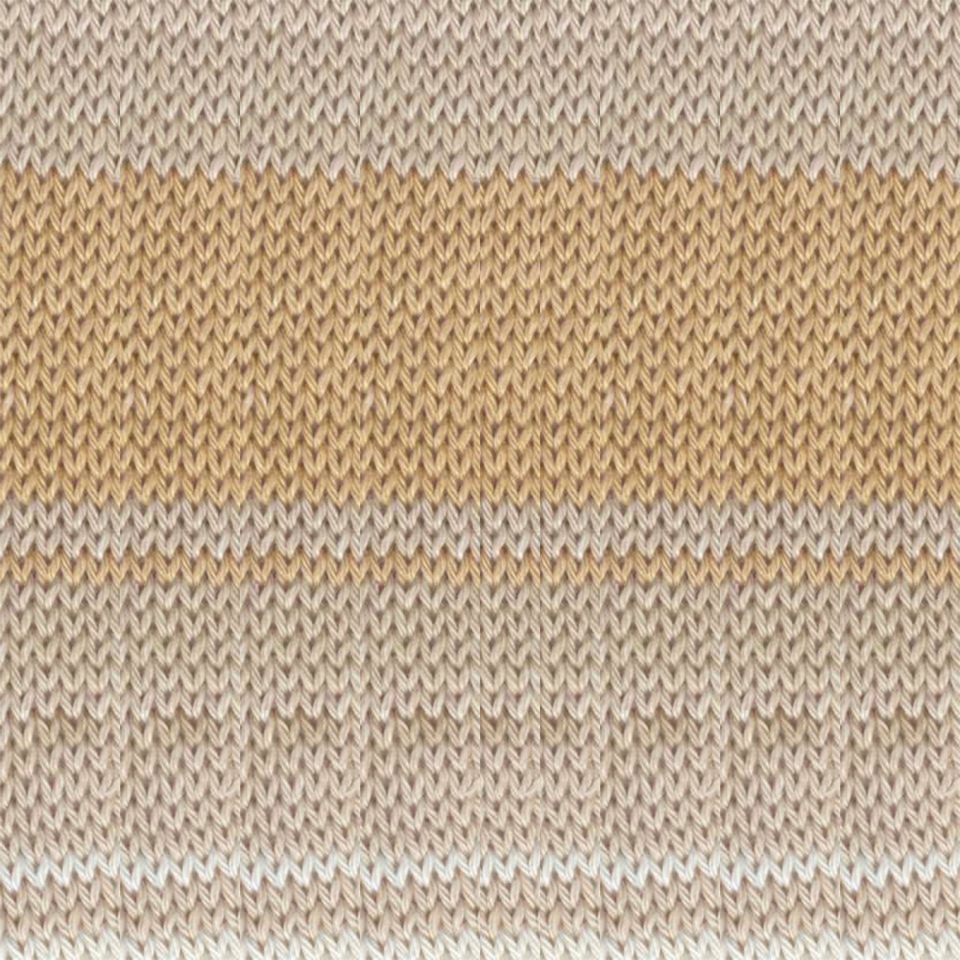 Ella Rae Pretty in Pima Stripes Yarn - 101 French Vanilla - Zoom Image
