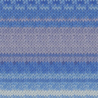 Ella Rae Pretty in Pima Stripes Yarn - 106 Santorini - Zoom Image