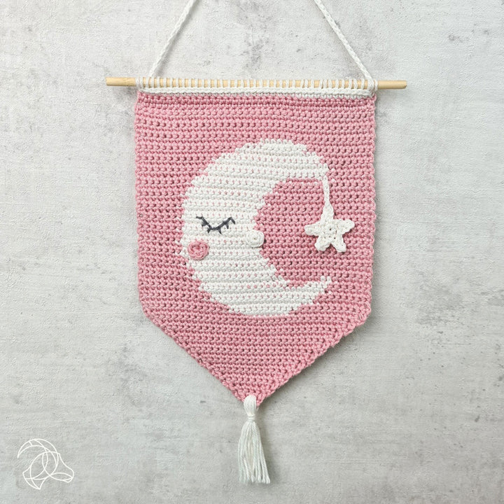 Hardicraft Plush Toys - Moon Wall Hanger (Crochet) - Extra Image