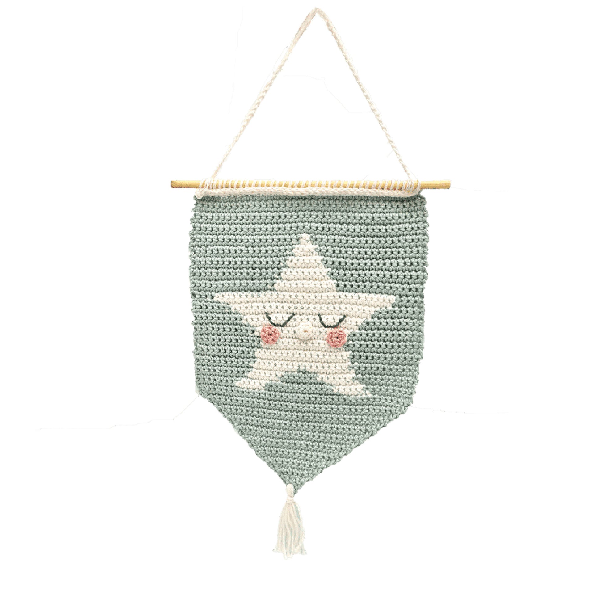 Hardicraft Plush Toys - Star Wall Hanger (Crochet) - Zoom Image
