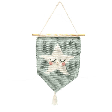 Hardicraft Plush Toys - Star Wall Hanger (Crochet) - Zoom Image